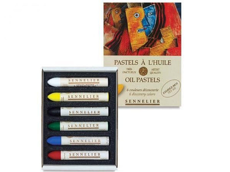 Sennelier Artist Quality Oil Pastels Set 6 Discovery Colours