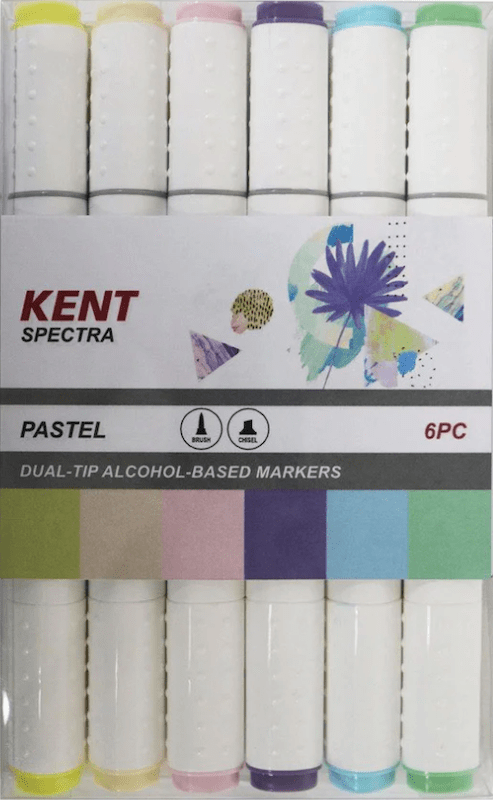 Kent Spectra Marker Kent Spectra Graphic Design Marker 6 pc Set Pastel
