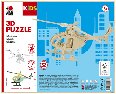3D Puzzle Age 3+ Helicopter
