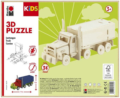 3D Puzzle Age 3+ Truck