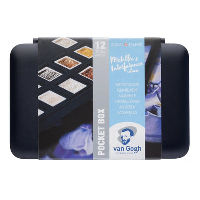 Royal Talens Watercolour Paint Van Gogh Metallic & Interference Watercolour Pocket Box