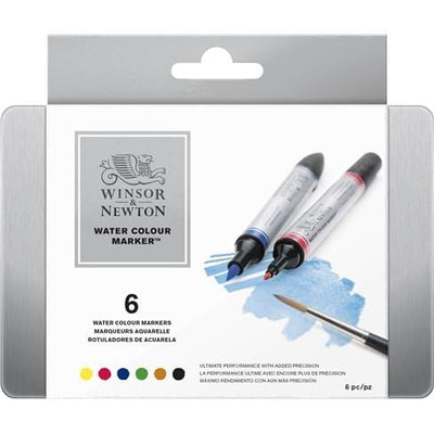 Winsor & Newton Watercolour Markers 6 set box
