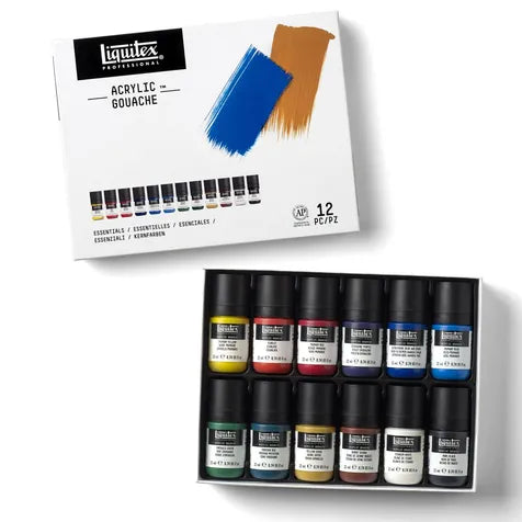 Liquitex Professional Acrylic Gouache Set of 12