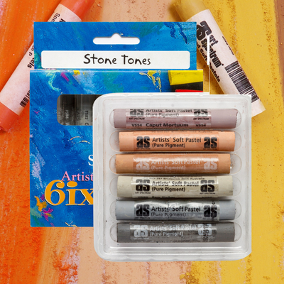 AS Pastels Soft Round Set of 6