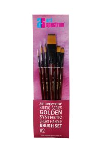 Studio Series Golden Synthetic Brush Set