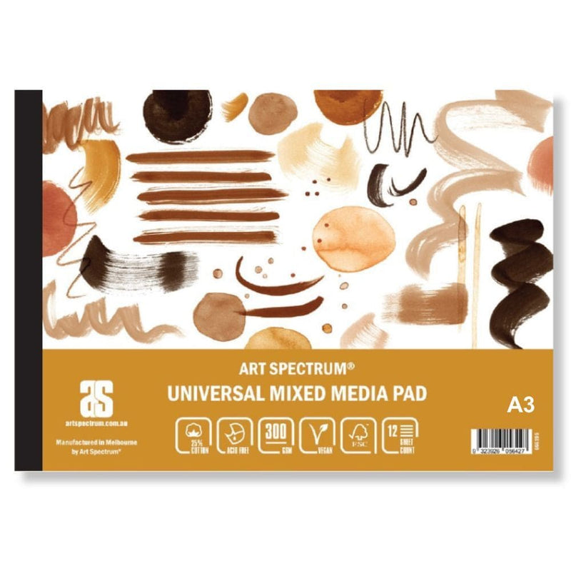 Art Spectrum Universal Mixed Media Pad A3 300gsm