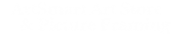 ArtSmart ArtStore & Picture Framing Text Logo (white writting)