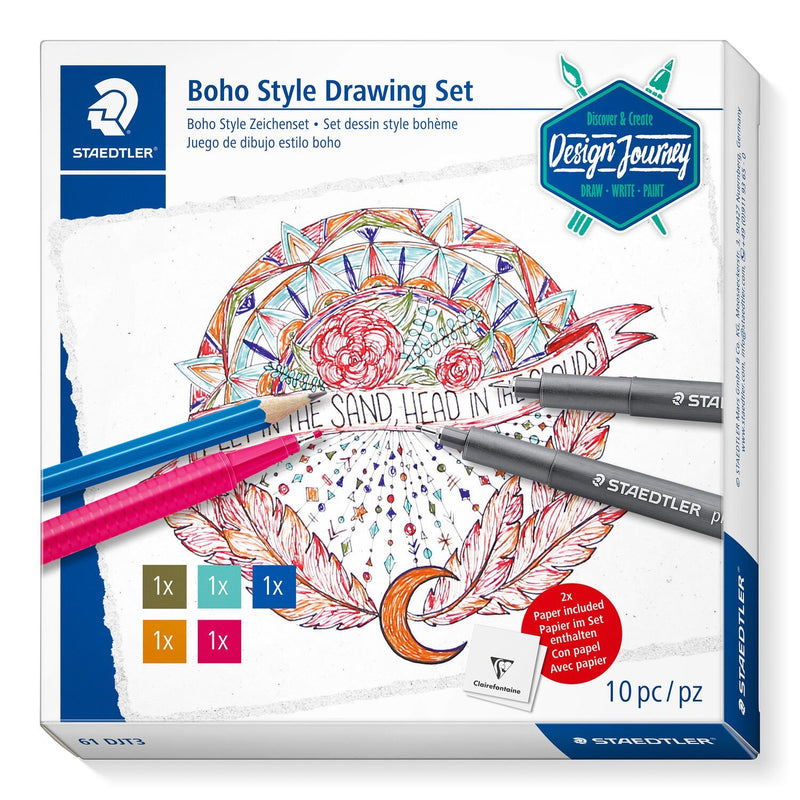 Boho Style Drawing Set