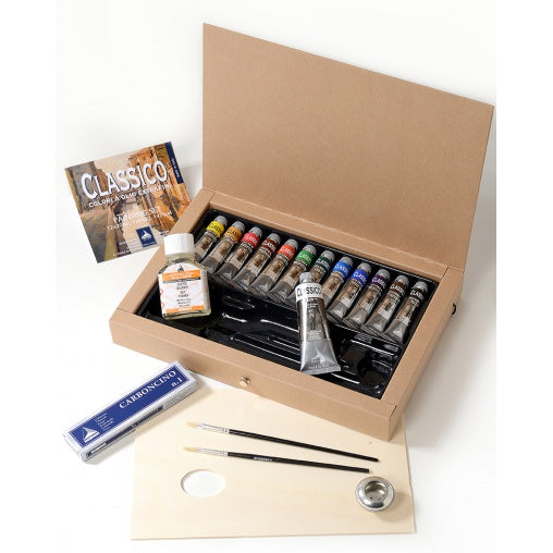 Classico Extra Fine Oil Painting Set 14 Pce