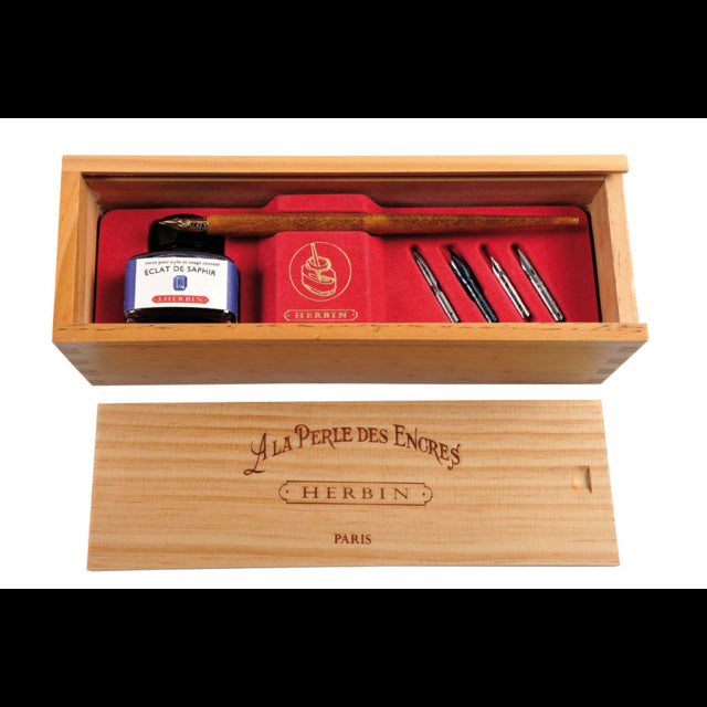 Herbin Writing Set - Forget Me Not Blue