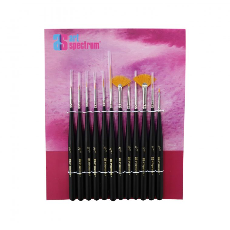 AS Studio Series Golden Synthetic Brush Set 12