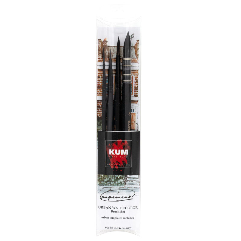 KUM Urban Watercolour Brush Set of 4