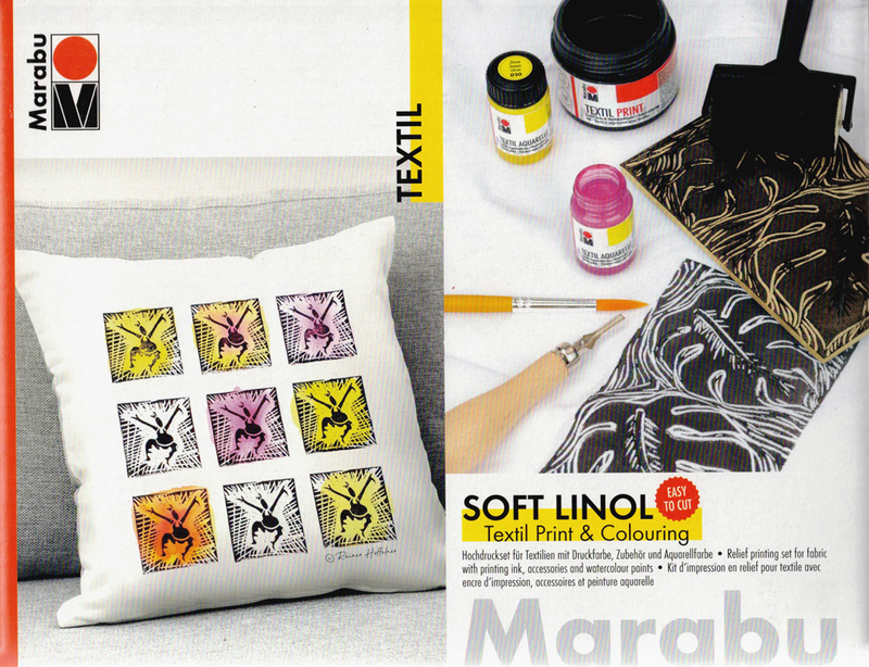 Textil Soft Lino Print & Colouring Set