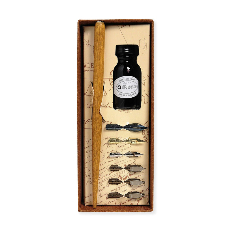 Brause Calligraphy Writing Set with Herbin Ink