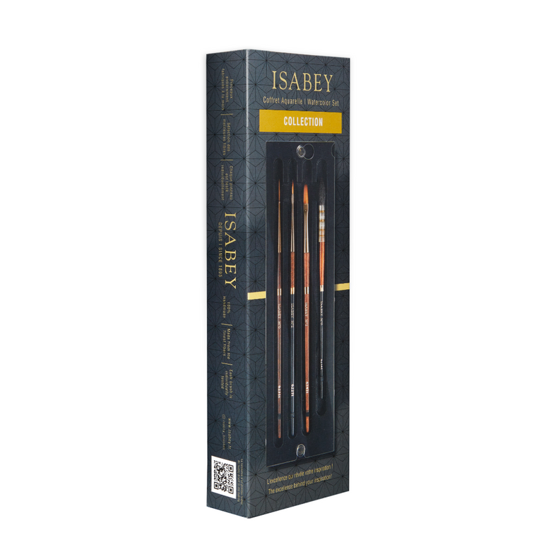 Isabey Watercolour Collection Set of 4 Brushes