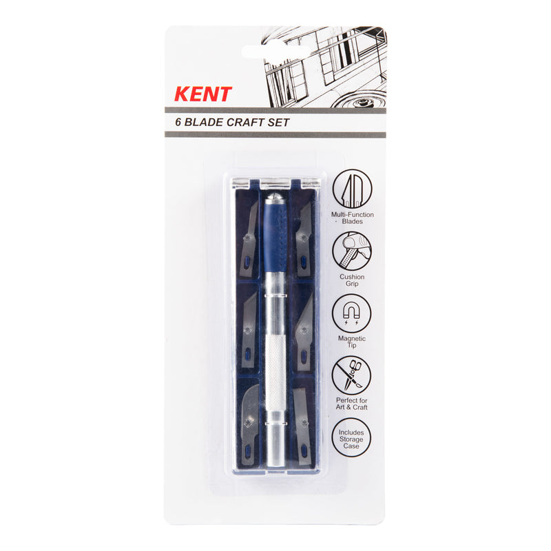 Kent 6 Blade Craft Set