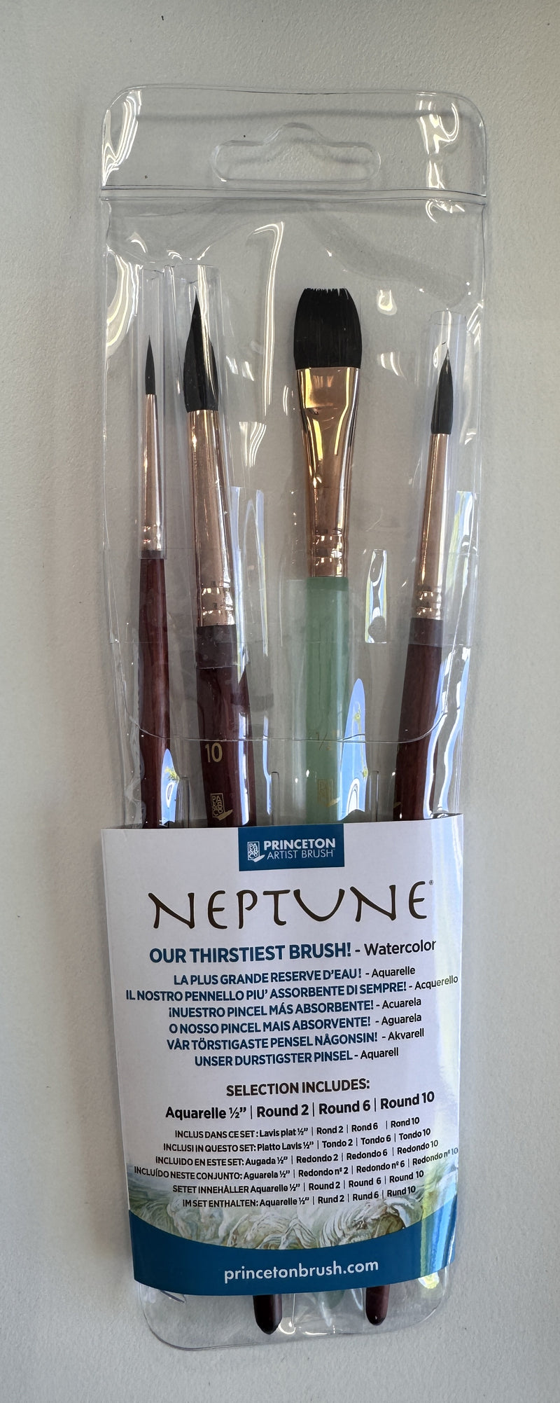 Neptune Series 4750 Water Colour Brush Set 4