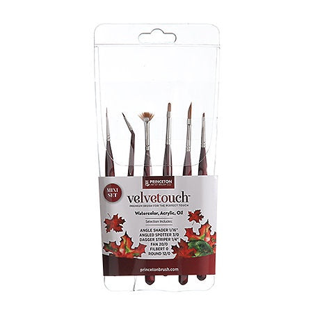 Velvetouch Series 3950 Mini Brush Set 6