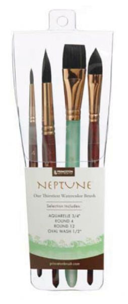 Neptune Series 4750  Professional Watercolour Brush Set 4