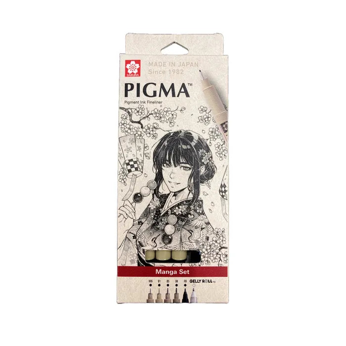 Sakura Pigma Manga Set of 6