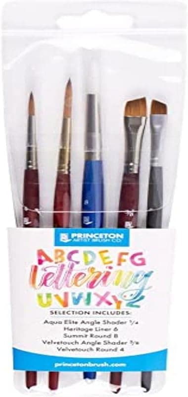 Princeton Lettering Brush Set 5