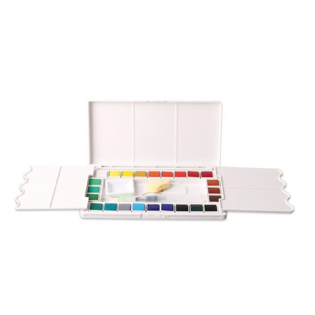 Watercolour Pan Travel Set 24