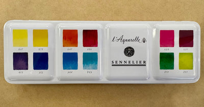 Sennelier Artist Quality Watercolour 12 Half Pans