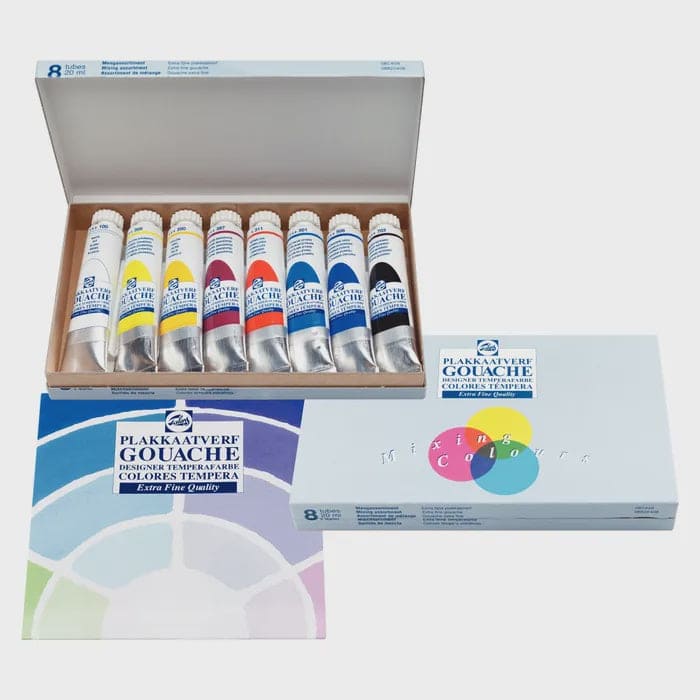 Gouache Mixing Set 8 x 20ml Tubes