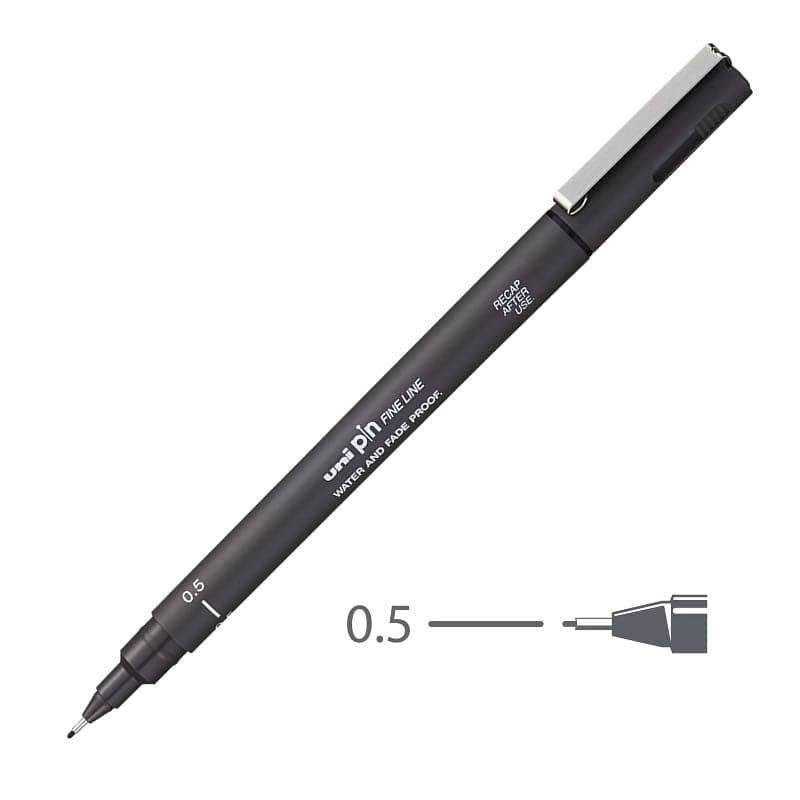 UniPin Fineline Pens 0.5mm