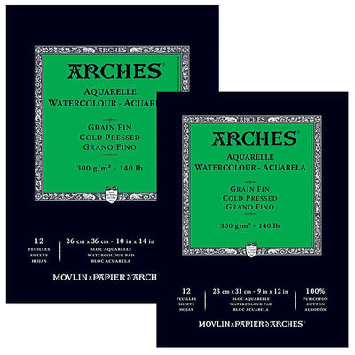 Arches Pad Arches Watercolour paper Pads Cold Pressed 300gsm