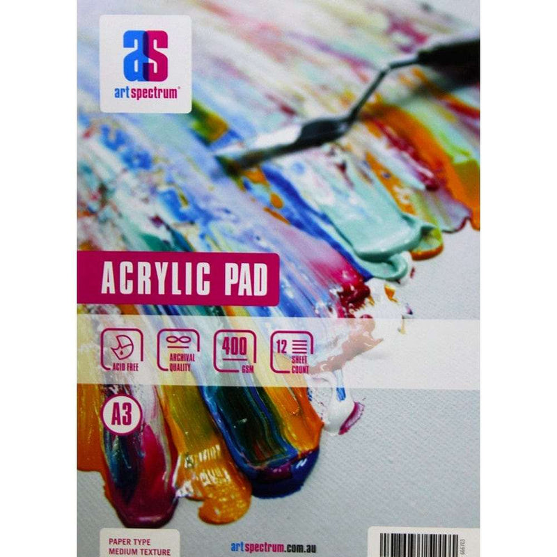Art Spectrum A3 Acrylic Pad - 400gsm