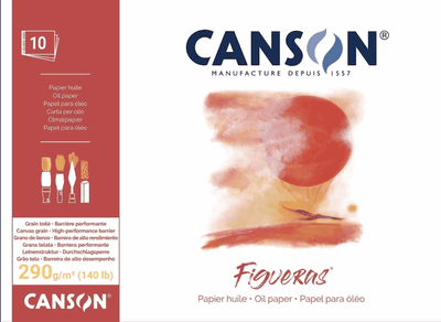 Canson Pad Canvas Paper Pad 290gsm 10 sheet