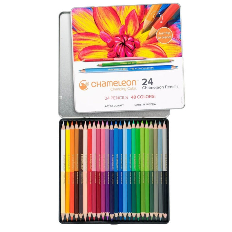Chameleon Pencil Chameleon Artists Blending Pencils Tin 24