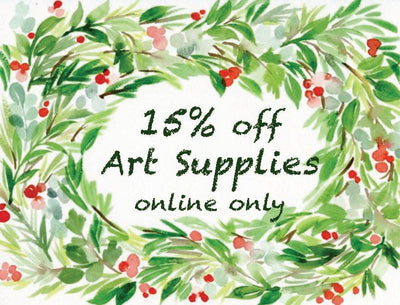 15% OFF Online Art Supply Orders until Christmas