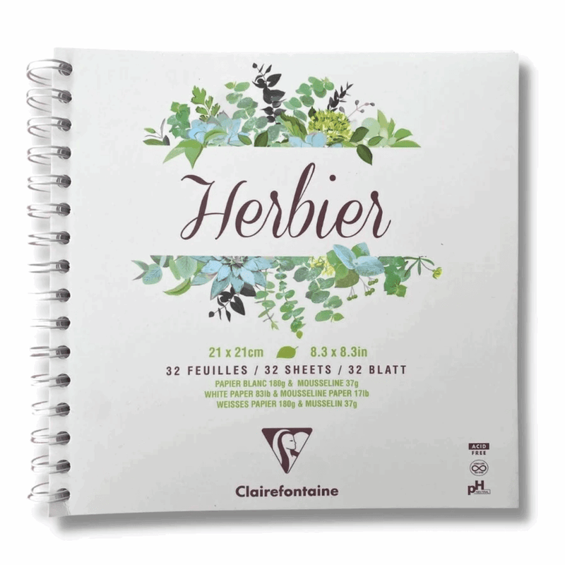 Clairefontaine Pad Herbier 180g Ringbound Sketchbook