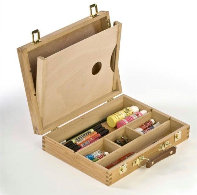 Conda Wooden Art Tool Box