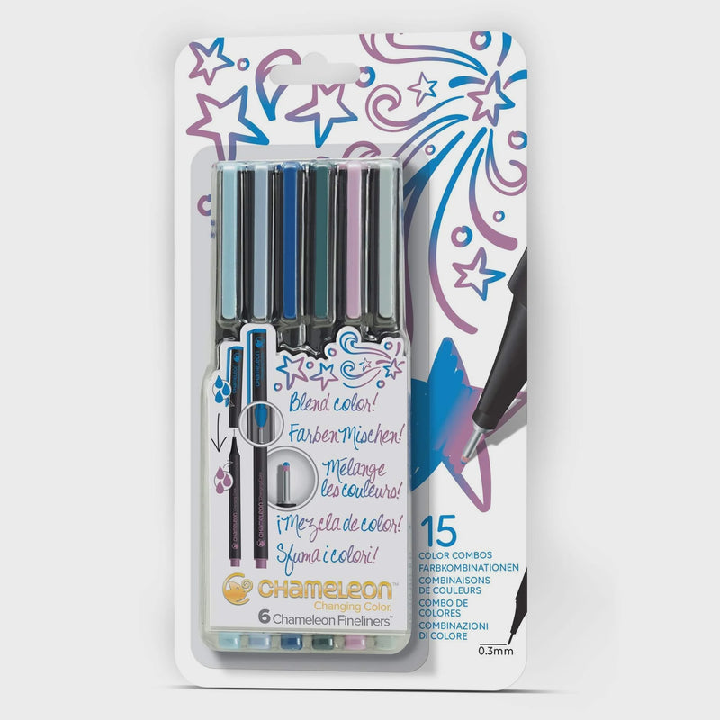 Chameleon Blending Fineliner Pens Set of 6