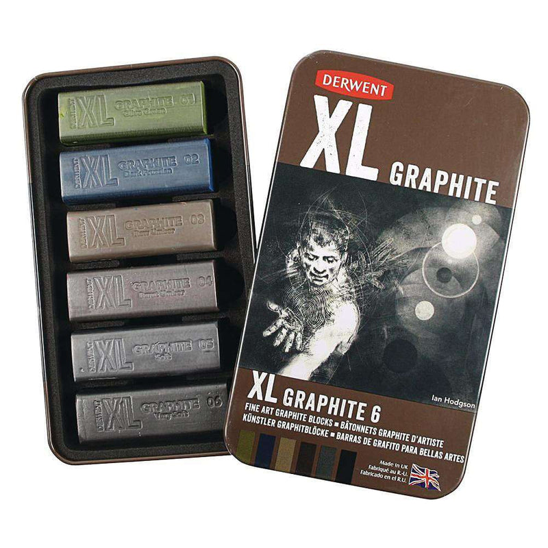 Derwent XL Graphite Blocks Set of 6