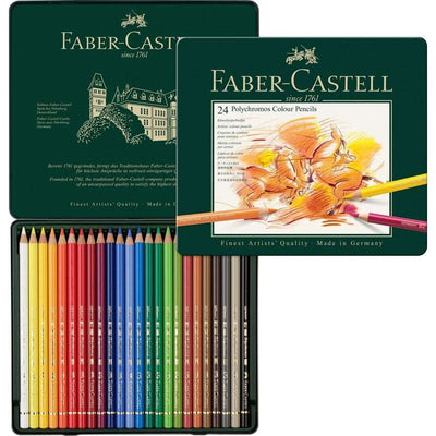 Faber-Castell Pencil Faber-Castell Polychromos Colour Pencils 24 Pack