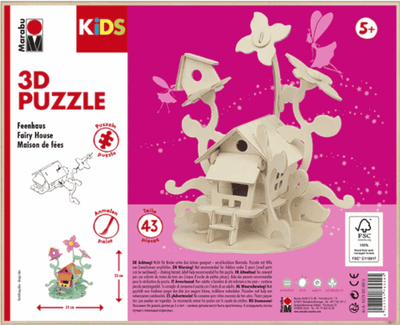 Marabu General 3D Puzzle Kids Painting Set