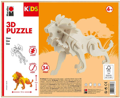 3D Puzzle Age 4+ Lion