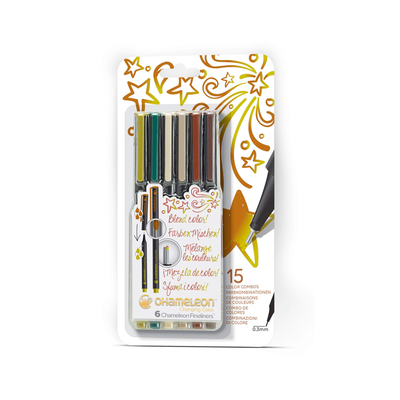 Chameleon Blending Fineliner Pens Set of 6