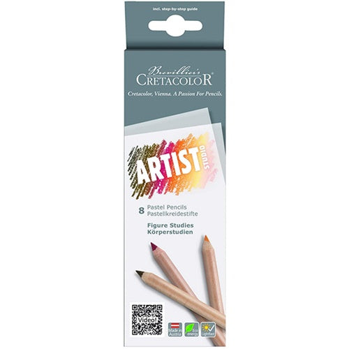 Cretacolor Artist Studio Themed Pastel Pencils Sets of 8