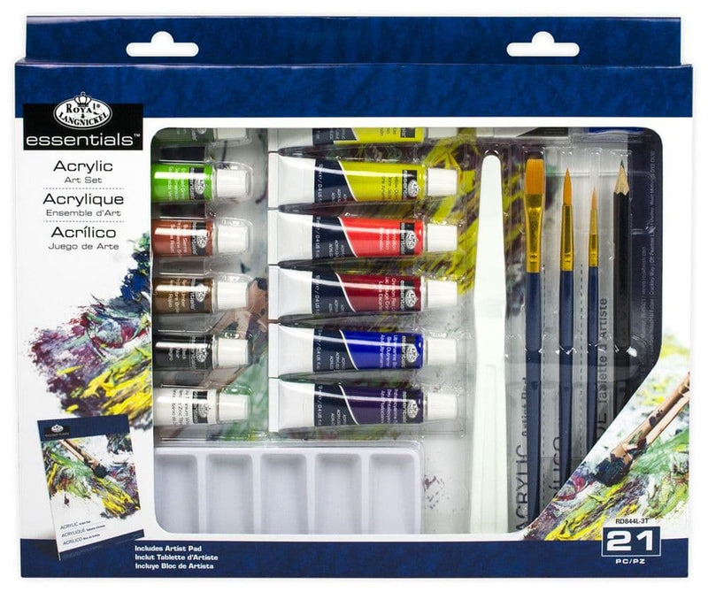 Royal & Langnickel 21 Piece Acrylic Painting Box Set