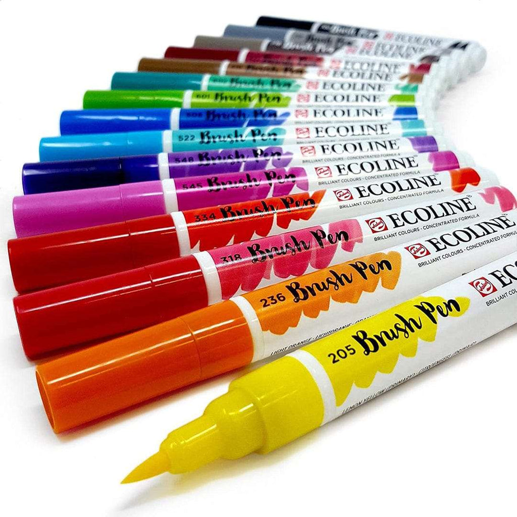 Ecoline Brush Pen Primary Set of 5