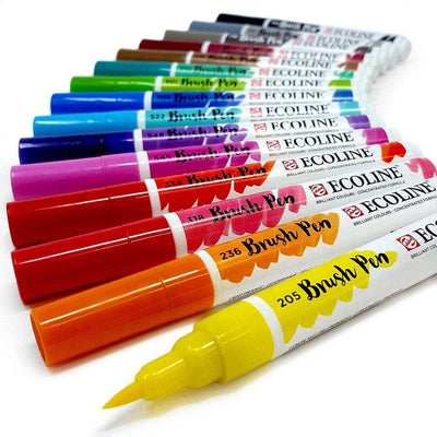 Ecoline Liquid Watercolour Brush Pen Set of 15