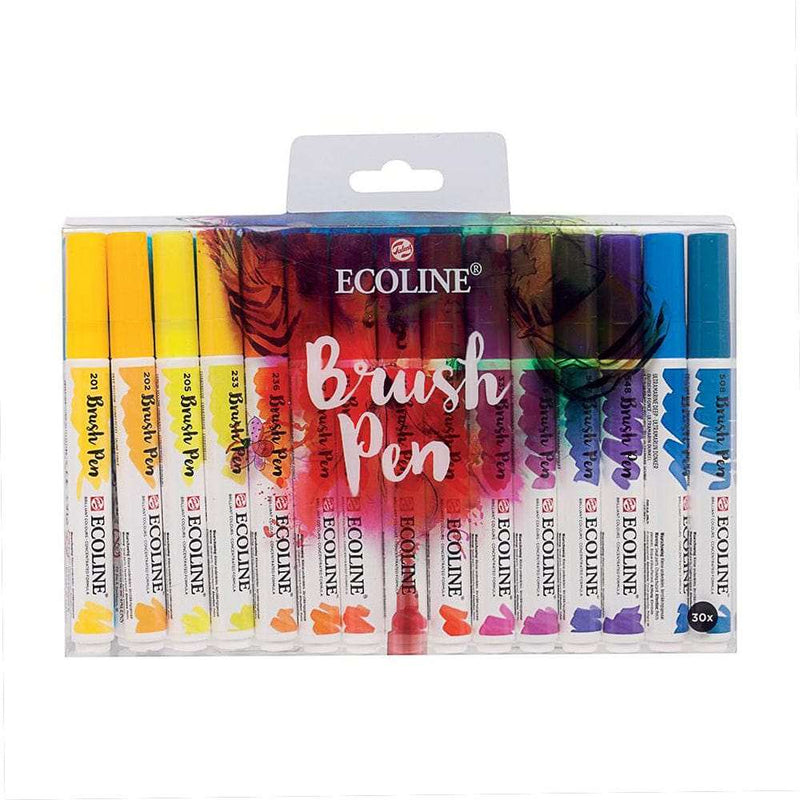 Ecoline Watercolour Brush Pen Set of 30