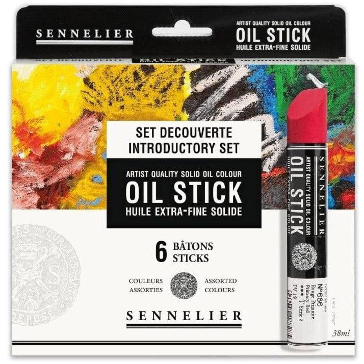 Sennelier Oil Sticks Introductory Selection Set 6x38ml