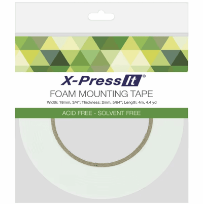 X-PressIt Tape Foam Mounting Tape 18mm x 4m