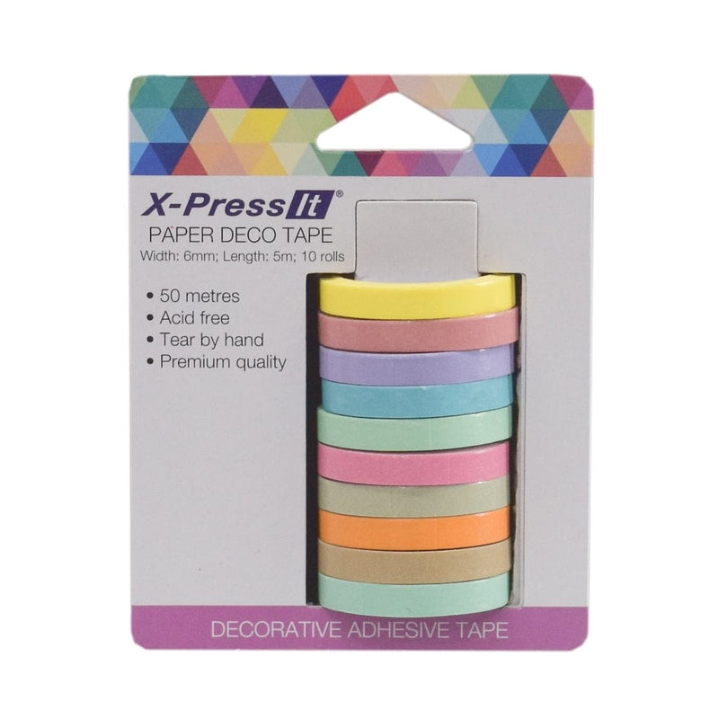 X-PressIt Tape X-Press It Deco Tape Paper Colours 5mm